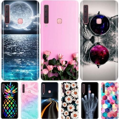 Silicone Case For Samsung A9 2018 Cover Transparent Cute Cartoon Case For Samsung Galaxy A9 2018 A 9 A920 Coque Funda Phone Case