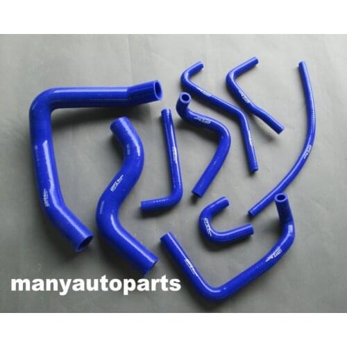 Blue silicone radiator heater hose for Pajero NH NJ V6 3.0 6G72 1991-1996