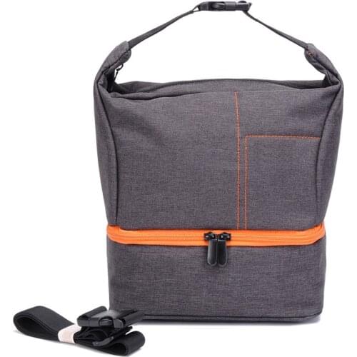 Camera Sling Bag Large DSLR Camera Gadget Bag for Women and Men Messenger Shoulder Bag Nylon