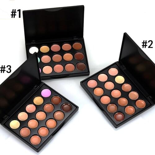 15 Colors Face Concealer Contouring Makeup Kit Cream full cover Based Professional Concealer Palette Make up Set Pro Palette