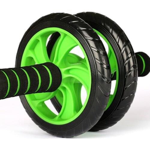 New 2 in 1 Ab Roller with Mat For Arm Waist Leg Exercise Gym Fitness Equipment AB roller for Abdominal muscle trainer exercise