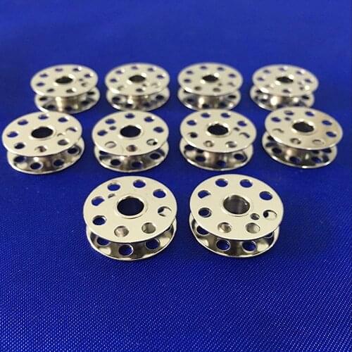 20pcs Metal Bobbins 45785 Compatible with Singer Feather weight AA7070
