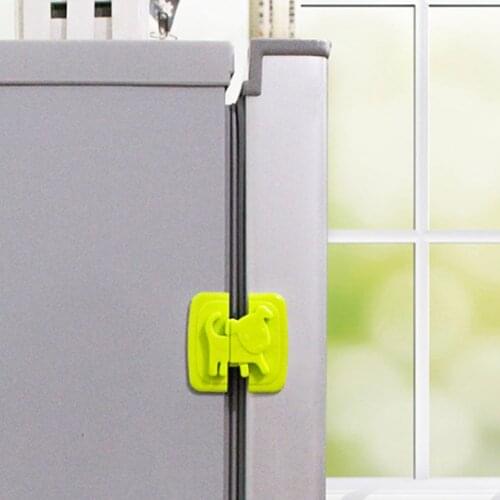 2018 Cartoon Dog Shape Children Protection Lock Cabinet Door Drawers Refrigerator Toilet Child Kid Baby Safety Plastic Lock 1pc
