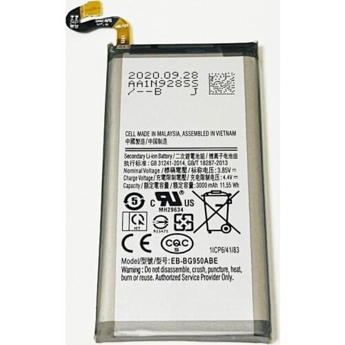 3.85V 3000mAh EB-BG950ABE For Samsung Galaxy S8 G950F G950N G950U G950V G950U G950T G950P G950A G950W Battery