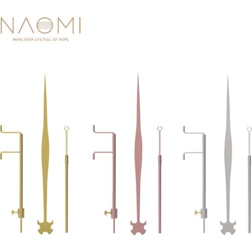 NAOMI 3pcs/1set Cello Sound Post Tools Soundpost Setters/Retrievers/Gauges Stainless Steel Material For Cello DIY Luthier Tool