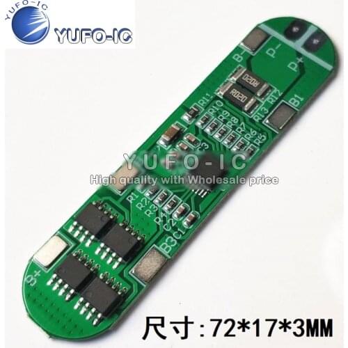 4S series 14.8V 18650 lithium polymer battery protection board 16.8V anti-overcharge over-discharge 12A current limit