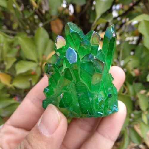 80g Natural Collectible Mystic Crystal Cluster Druzy Geode Specimen