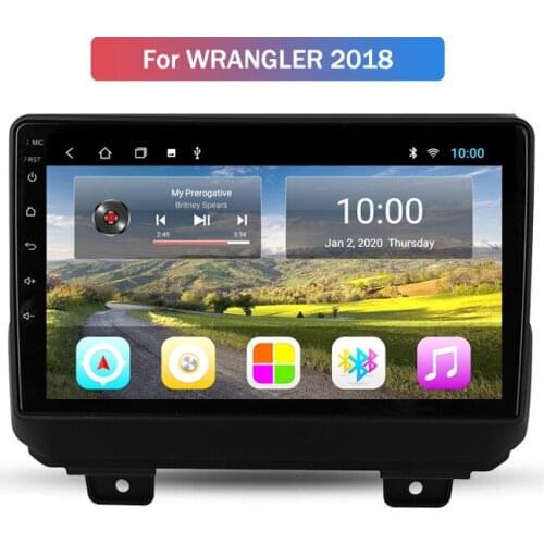 For Jeep Wrangler 2018 Android GPS Large Screen Navigation All-in-One Car Navigation Device Android 9 2G+32G Autoradio Stereo