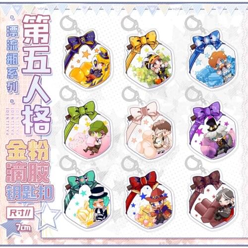 Anime Game Identity V Servais Le Roy Naib Subedar Jack Eli Clark Acrylic Keychain Cartoon Bags Pendant Keyring Cosplay Student