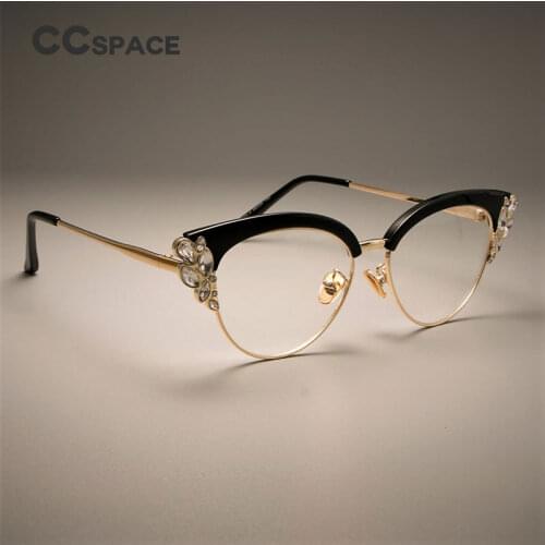 CCspace Cat Eye Glasses Frames