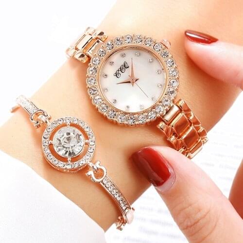 Women Bracelet Watches Set Luxury Stainless Steel Wrist Watches Gift Clock Relogio Feminino Reloj Mujer Zegarek Damski