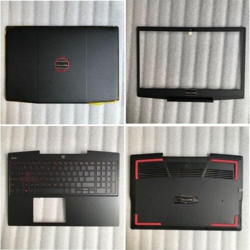For Dell G3 3590 black screen back cover screen frame red letter keyboard upper Top lower cover bottom shell laptop shell