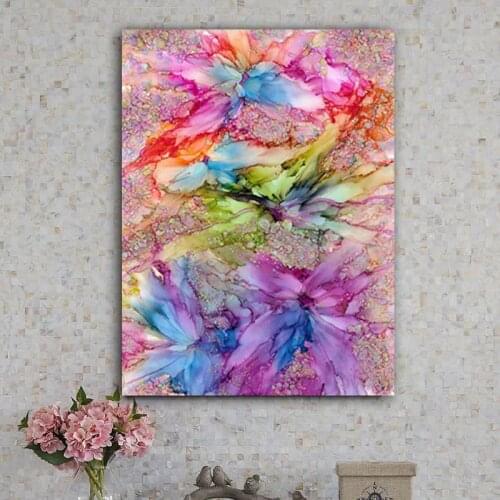 DIY colorings pictures by numbers withColorful flowers painting picture drawing painting by numbers framed Home