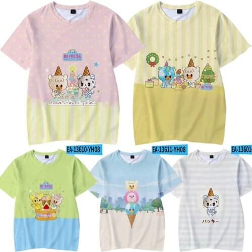 Chidren iii icecrin 3D Print T Shirt Girls Boys Anime Cartoon Short Sleeve T-shirts Summer Kids Kawaii Clothes Baby Tshirt Tops