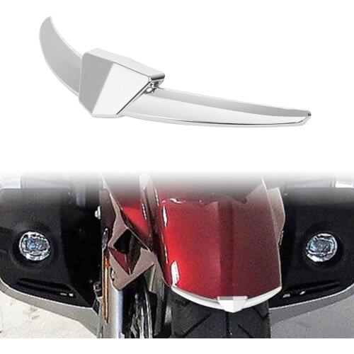 Motorcycle Chrome Front Fender Fairing Tip Trim Decoration For Honda GL1800 2018-2021 19 20