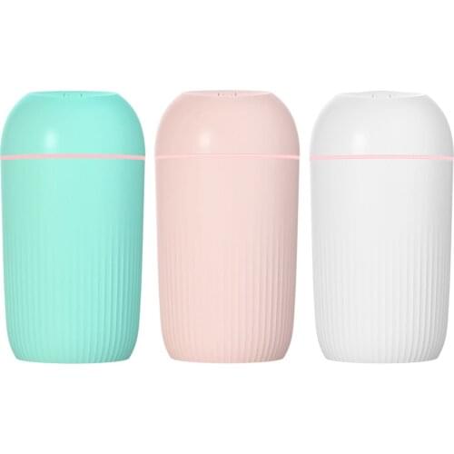 Mini Personal Air Ultrasonic Humidifier 420ml Cool Mist Aroma Diffuser LED Light for Bedroom Office Home Auto Shut-Off