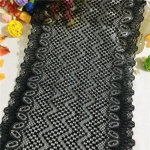 NO1117 19CM Brocade spandex lace elastic belt handicraft sewing ribbon knitting material DIY clothing accessories