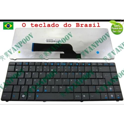 New Notebook Laptop keyboard for Asus K40 series K40AB K40AF K40C K40ID K40IE K40IJ K43S K43SJ K43SV K43U BR Brazil - V090478AK1