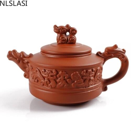 New style Zisha Xiangyun Long pot Anti-scalding heat-resistant Tea set tea set teapot Household drinking utensils WSHYUFEI