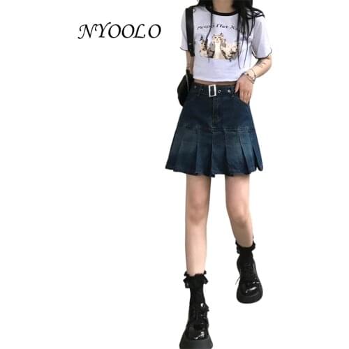 NYOOLO Denim Skirts For Women