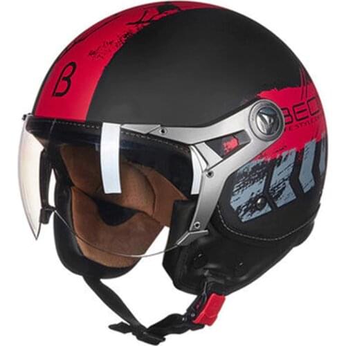 Genuine Beon Vintage Motorcycle Helmets ECE Retro Moto Casco Bike Bicycle Helmets Scooter Summer Winter Helmet