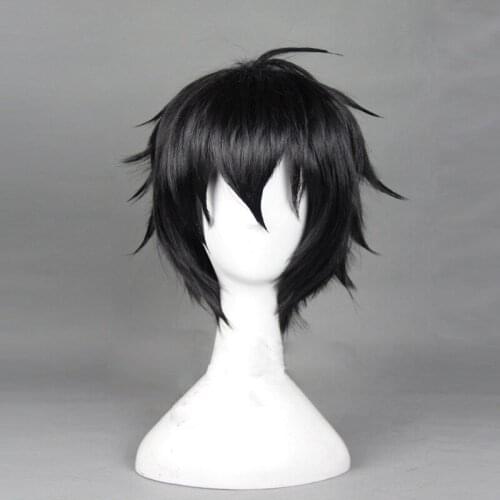 Seraph of The End Yuichiro Hyakuya Wig 30cm 11.81" Short Straight Anime Cosplay Wigs + Wig Cap