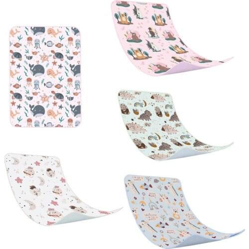 Newborn Baby Ice Silk Diaper Pad Three-in-one Comfortable Changing Portable Mat Infant Foldable Travel For Children