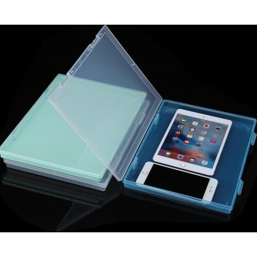Large Size Transparent Storage Case for iPhone iPad Tablet Storage Box Repair Tools Mobile Phones Outils Herramientas
