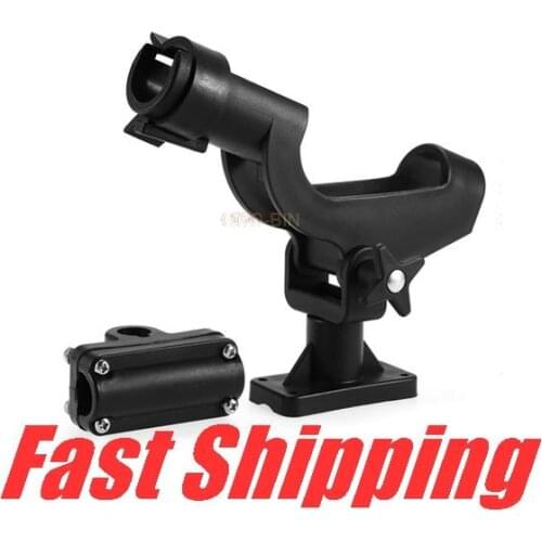 360 degree adjustment nylon plastic Fishing Rod rack Holder for Kayak Boat yacht Fishing rod bracket Fishing gear accessories