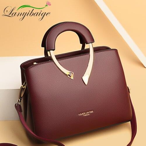 Luxury Ladies Soft Leather Handbags Women Bags Designer Crossbody Bags For Women 2020 Shoulder Bag Sac A Main Female Hand Bag