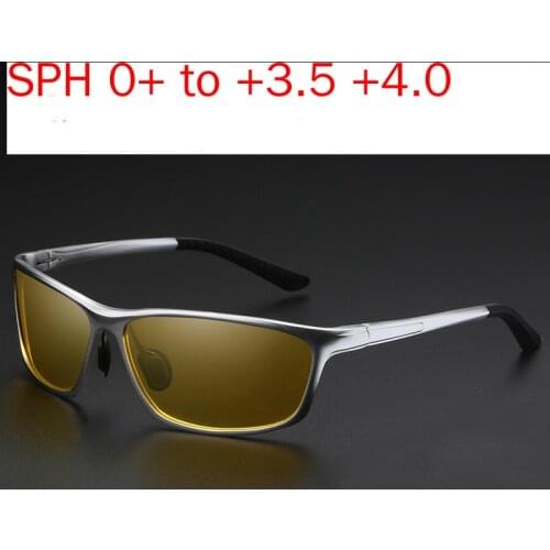 MINCL/ Aluminum Magnesium Bifocal SunGlasses Mens Anti-glare Driving Night Vision Multifocal Reading Glasses Sunglasses NX