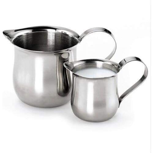 Stainless Steel Frothing Pitcher Latte Espresso Art Milk Coffee Tea Jug Cup For Drinking Organization Water Coffee Contanier