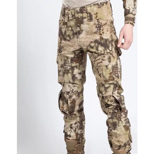 Tactical Camouflage Military Pants Men Army SWAT Combat Anti-pilling Trousers Rip-Stop Multiple Colour Cargo Pants