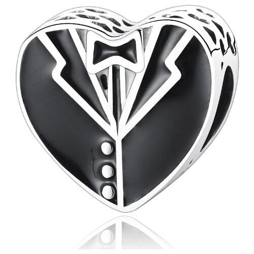 Unique love charms fit original pandora bracelet diy pendant bead jewelry bangle for women girl gift