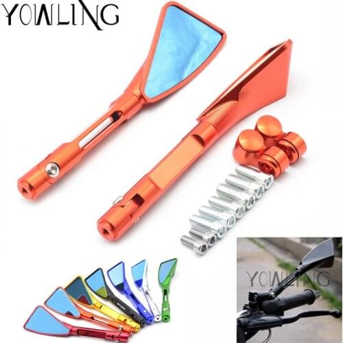 Universal Motorcycle Scooters Racer Rearview Back Side View Mirror For 1190 1190R RC8 690 SM SMC SMC-R 950 990 990R LC4