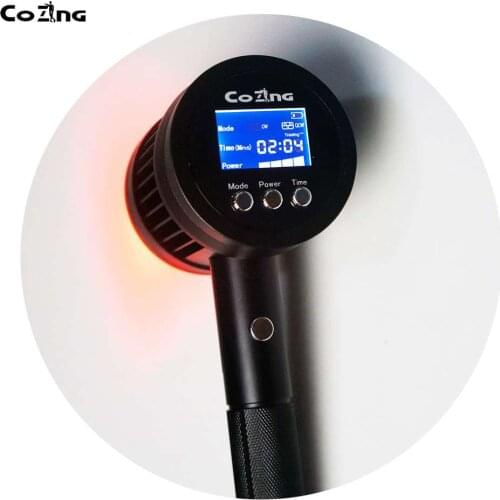 Pain relief cold laser therapy device unit lllt red light portable handheld unit 650nm+808nm