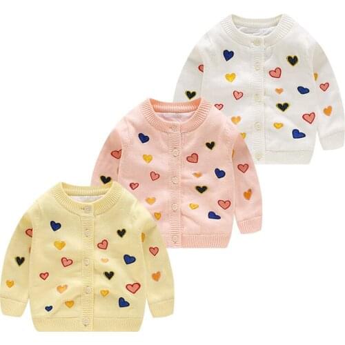 Fall Winter Toddler Baby Girls Cotton Cardigan Sweaters Bowknot Infant Baby Knitted Knitted Sweater Cardigan Coat Tops