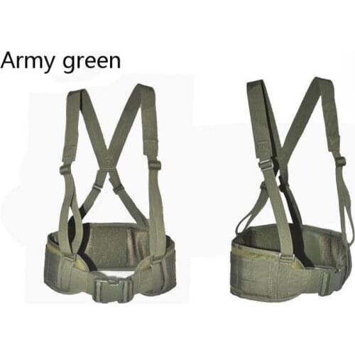 Wosport Tactical vest belt molle army special military 1000d nylon airsoft hot belt sport 2 inch belt adjustable padded