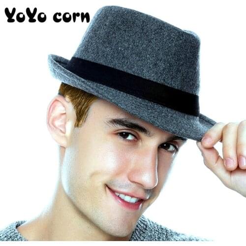YOYOCORN Men's Felt Hats