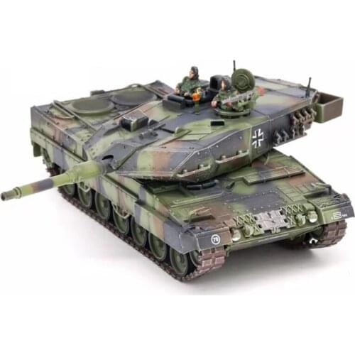 1/72 Modern German Army Leopard 2A5 Main Battle Tank Model Three-color Camouflage Die-cast Military Collection Adult Toy Gift