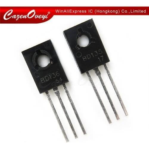 10pcs/lot BD135 BD136 BD138 BD131 BD132 BD137 BD139 BD140 TO-126 NPN Power Triode Transistor new and original