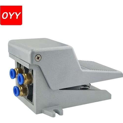 4F210-08 2 Position 5 Way Momentary Air Tool Foot Pneumatic Pedal Valve Switch4F210-08L Lock Pedal Valve