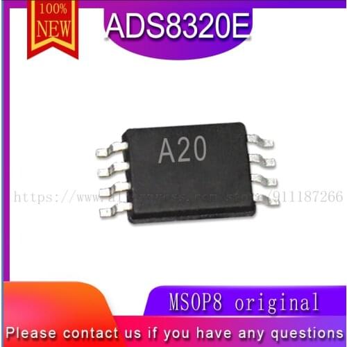 2pcs/lot 100% New ADS8320EB ADS8320E ADS8320 MSOP8