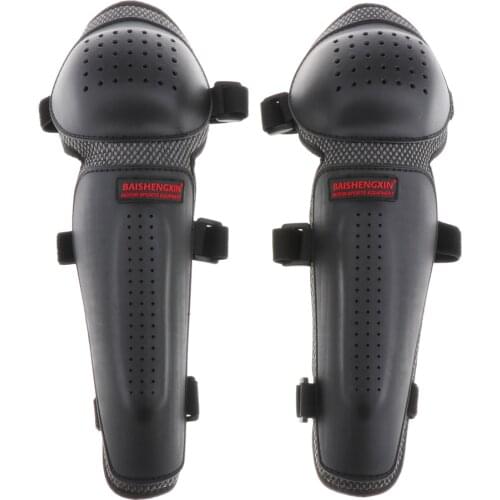 2pcs Motorcycle Adult PE shell Knee Protector Guard Pad Leg Protection Gear