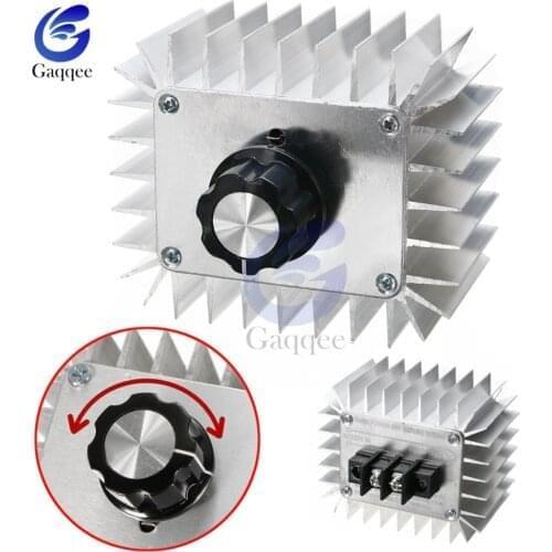AC 220V 5000W SCR Voltage Regulator Moror Speed Controller Light Dimming Dimmers Thermostat