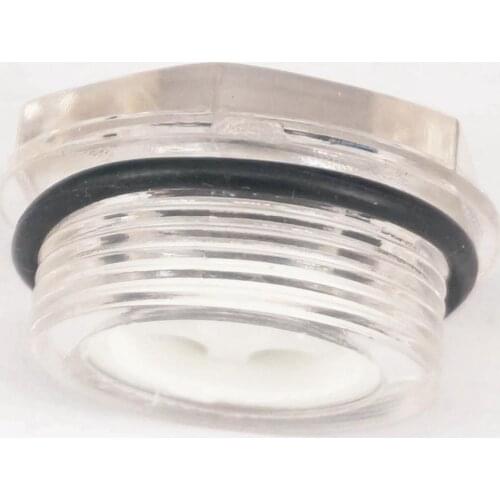 Plastic M33 Pitch 1.5mm Metric Male Oil Level Sight Glass Window Hex Head For Air Compressor Gearbox