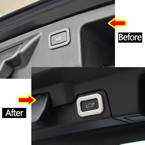 For Land Rover Discovery Sport L550 2020 Car-Styling ABS Chrome Electric Tail Door FrameTrim Interior Accessories