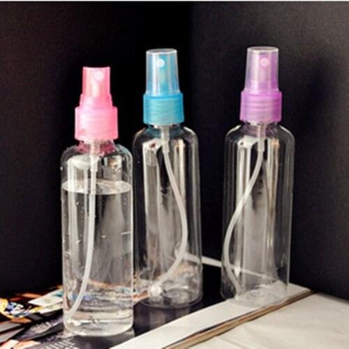 240pcs Travel clear transparent 100ml perfume spray bottle, sprayer small refillable atomizer bottle, 100ml container bottle
