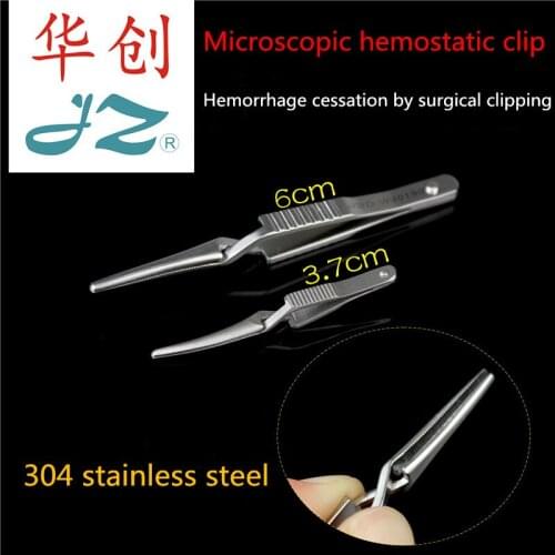 JZ Surgical Instruments Medical Microhemostatic Clamp Hemostatic Clamp Closer Temporarily Blocking Arterial Hemostatic forceps