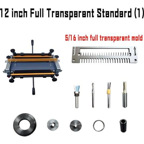 12 inch 30CM Dovetail Jig Porter Cable Machine Wood Cabinet Woodworking Tool With 5 / 16 " Full Penetration Formwork